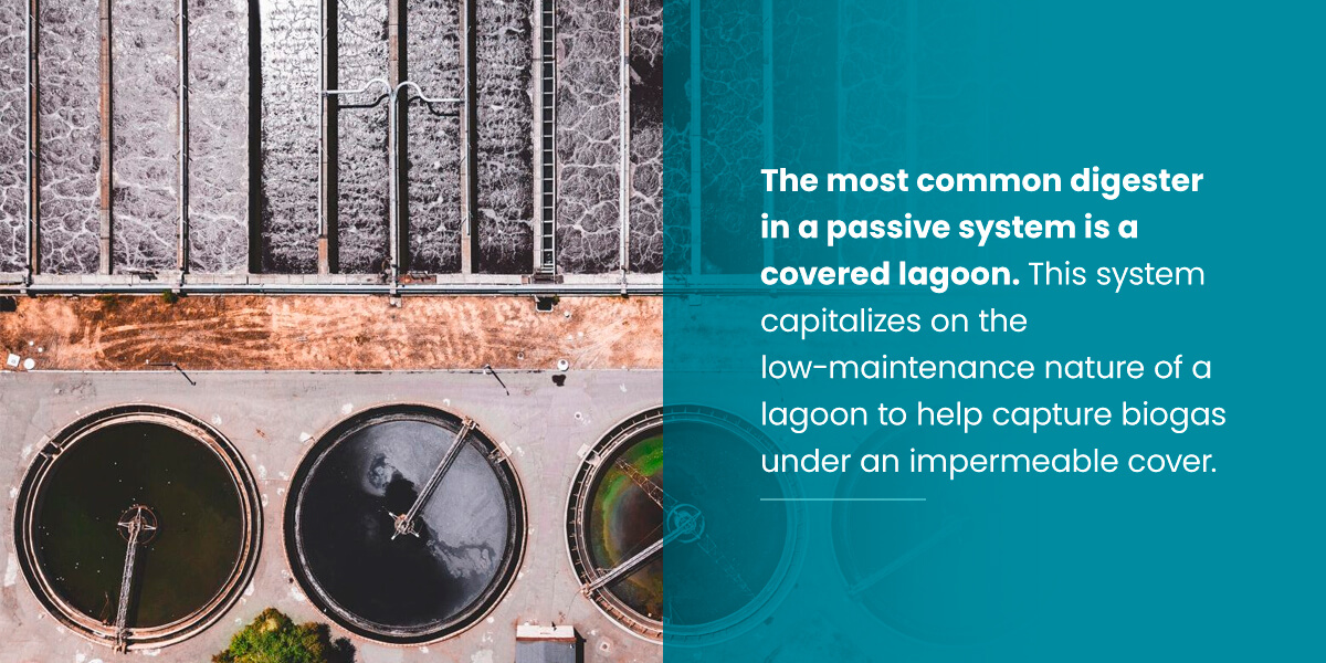 digester in a passive system